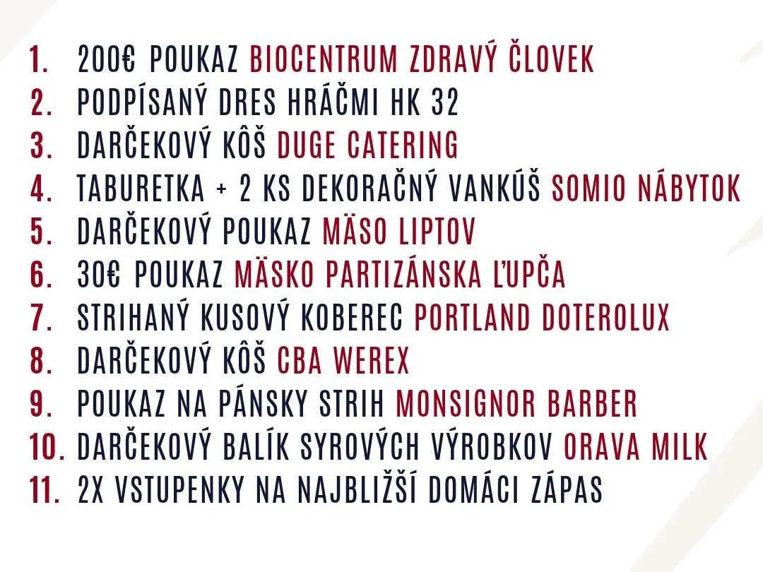 TOMBOLA NA DNEŠNOM ZÁPASE! 🍀