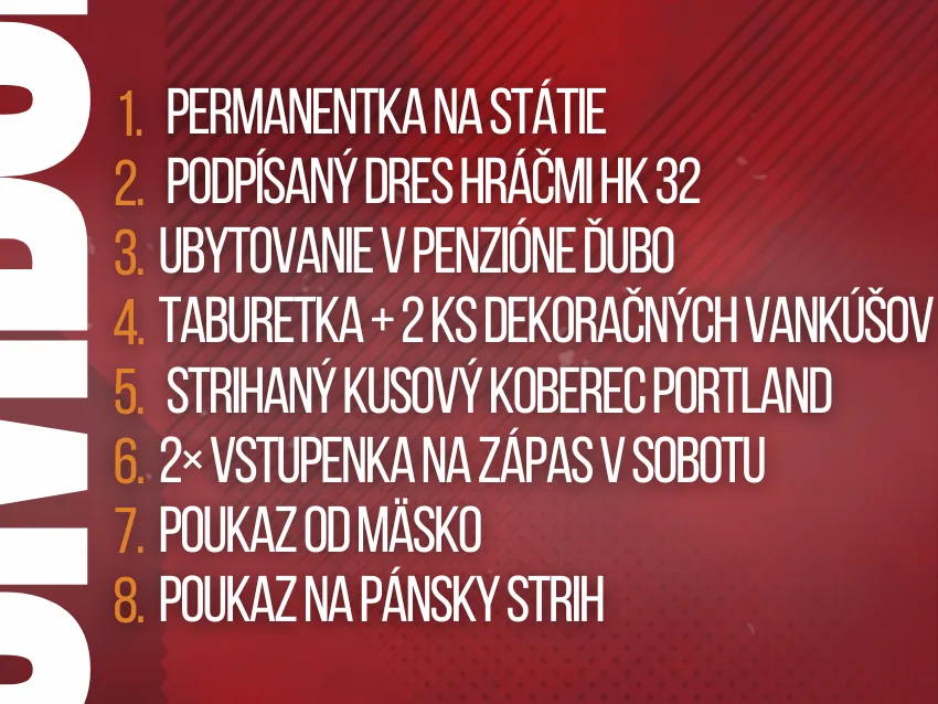 TOMBOLA NA DNEŠNÝ ZÁPAS! 🎟️🍀