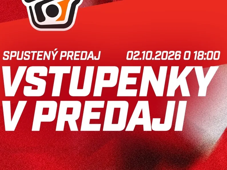 VSTUPENKY NA PIATKOVÝ ZÁPAS SÚ V PREDAJI